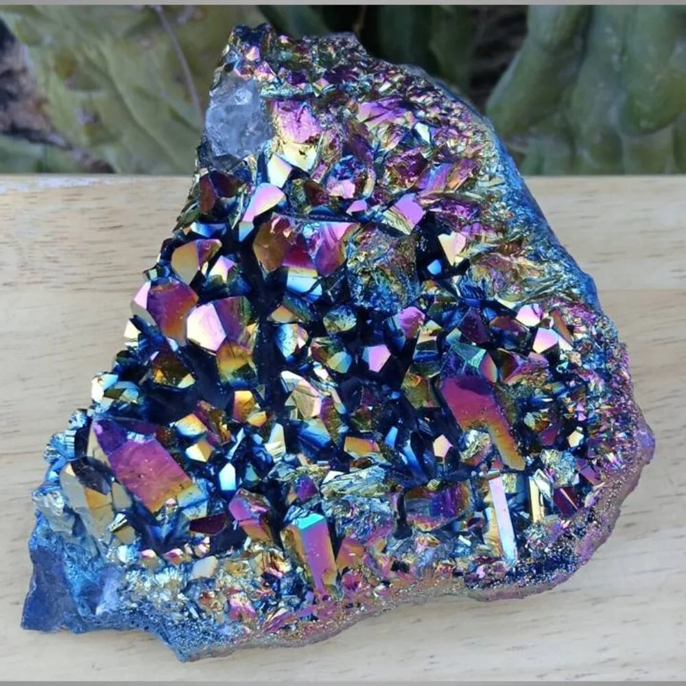 TITANIUM DRUSY / DRUZE stone crystal mineral chunk 01